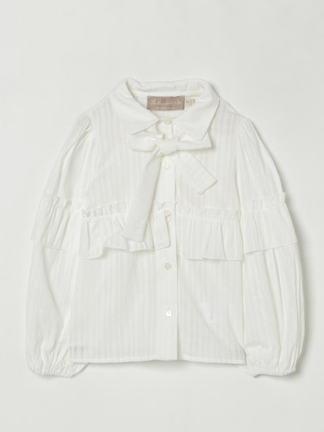 LA STUPENDERIA Bluse Kinder Farbe Weiß