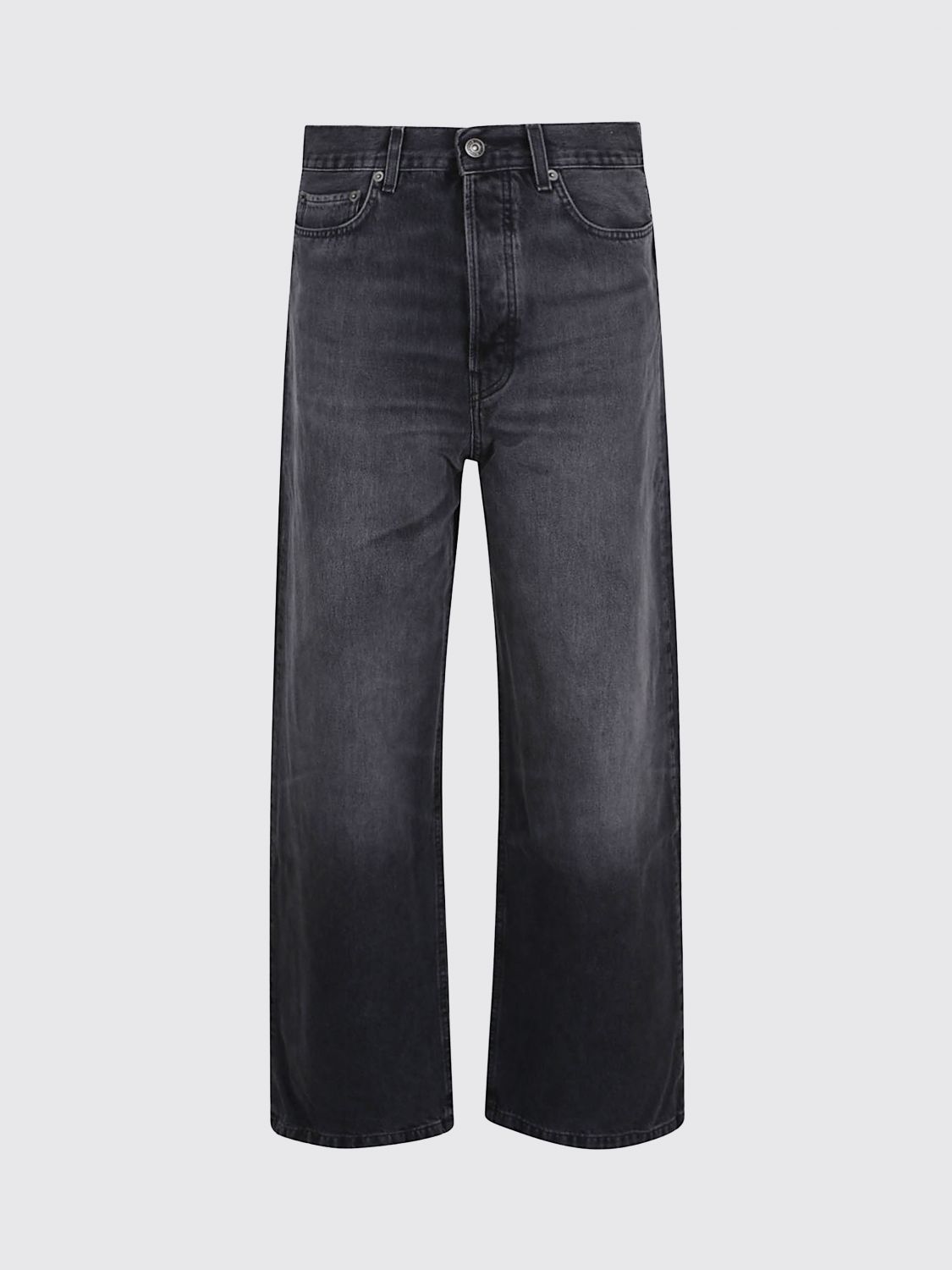 Fiorucci High-waisted Wide-leg Jeans In Black