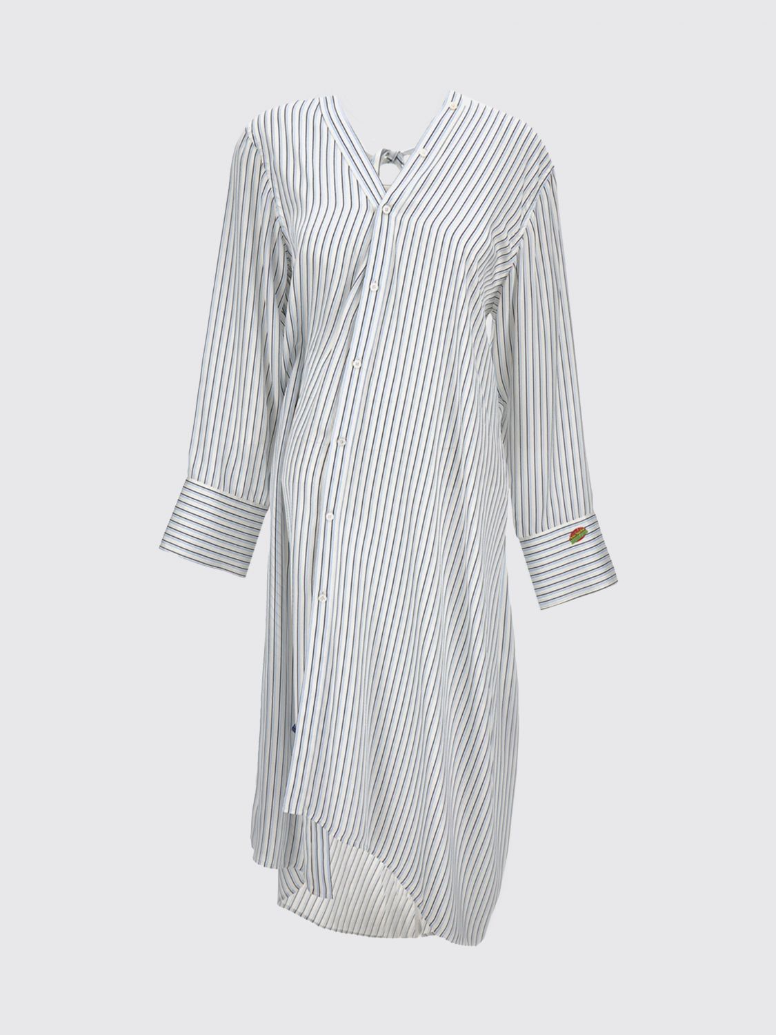 Acne Studios Dress Woman Color Gnawed Blue In Multi