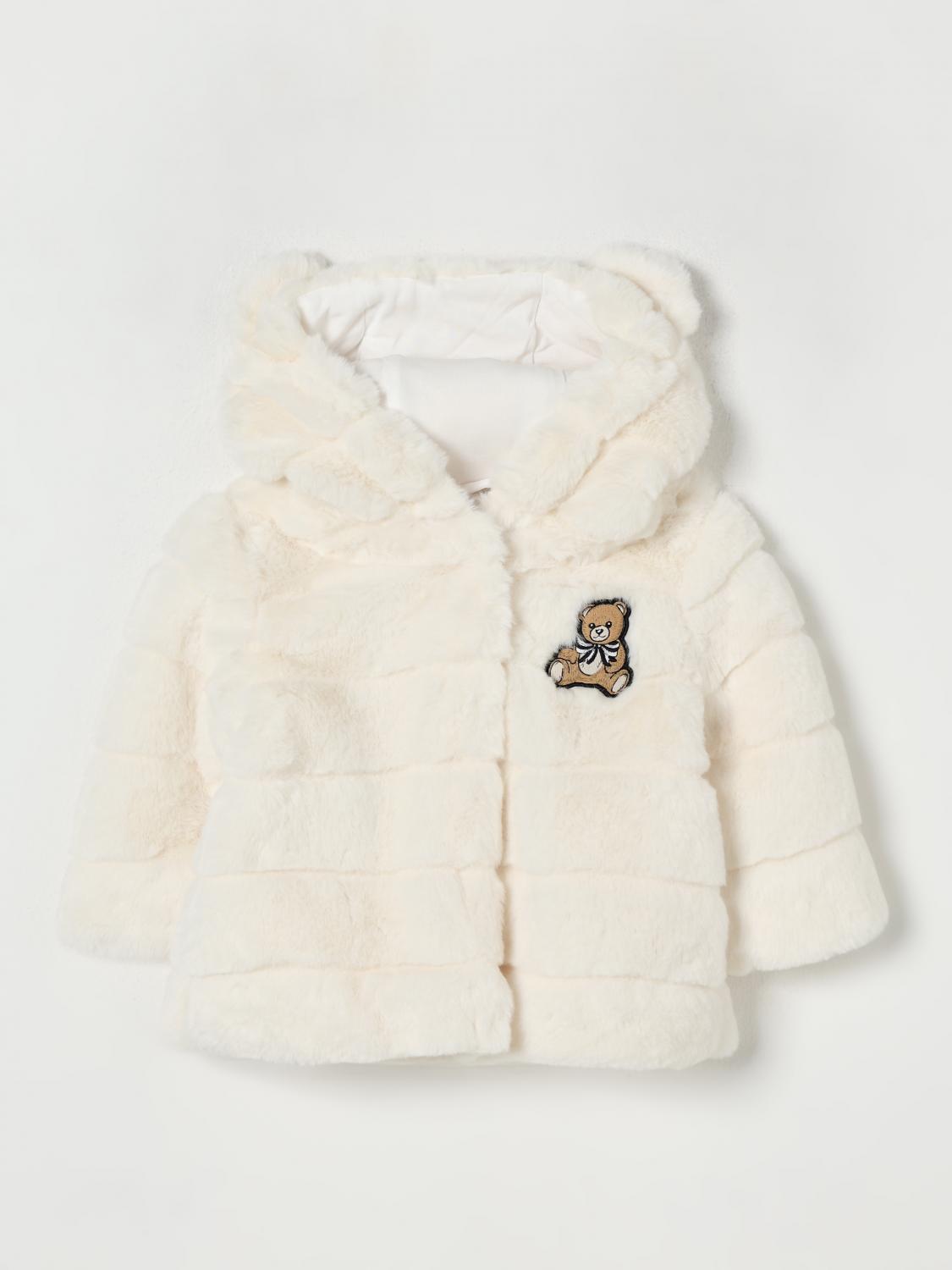 Moschino Jacket Kids Color White In White
