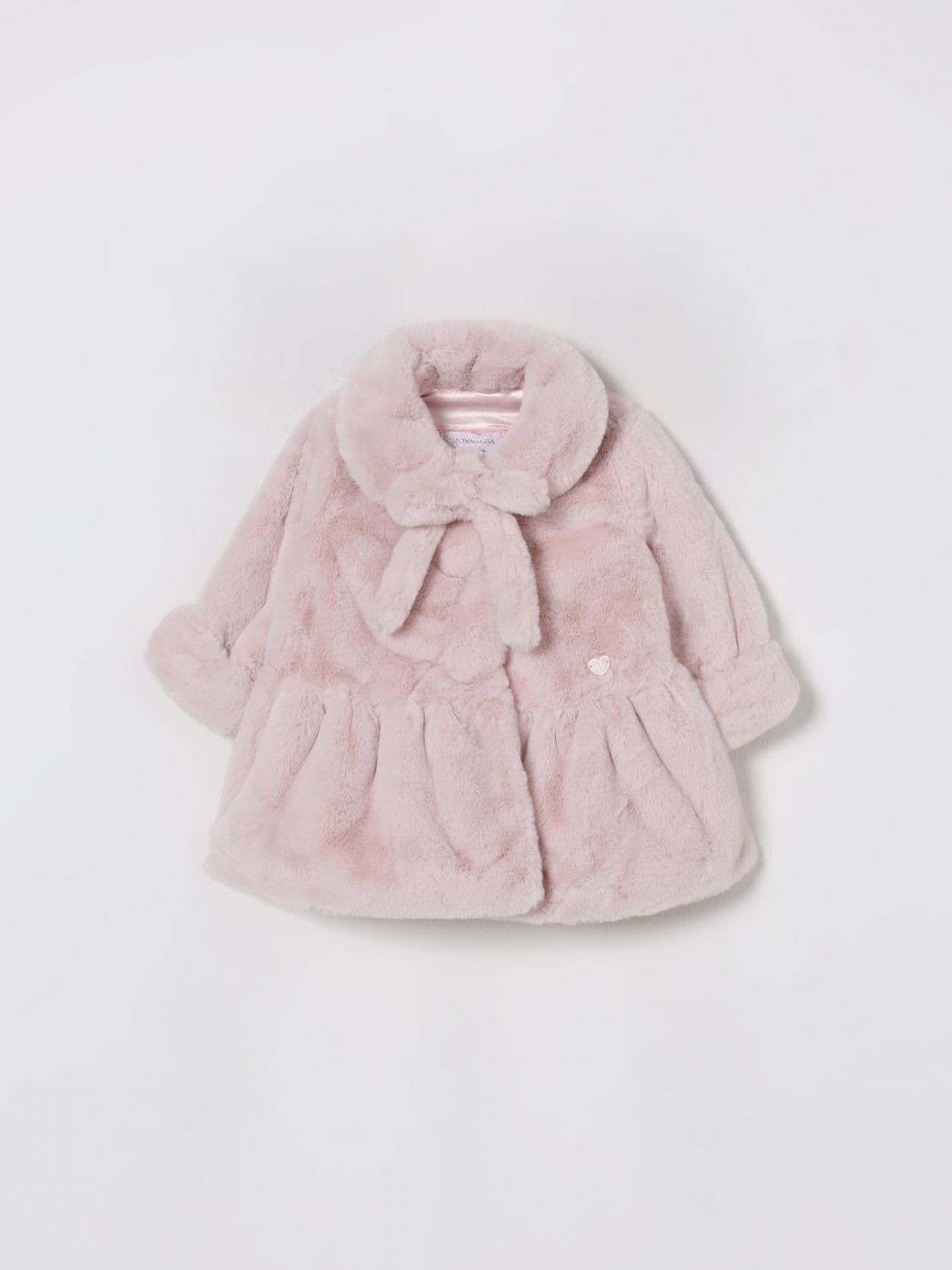 Monnalisa Coat Kids Color Pink In Pink