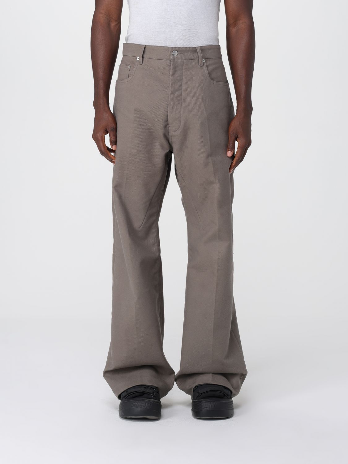 Rick Owens Jeans  Men Color Dust In Brown