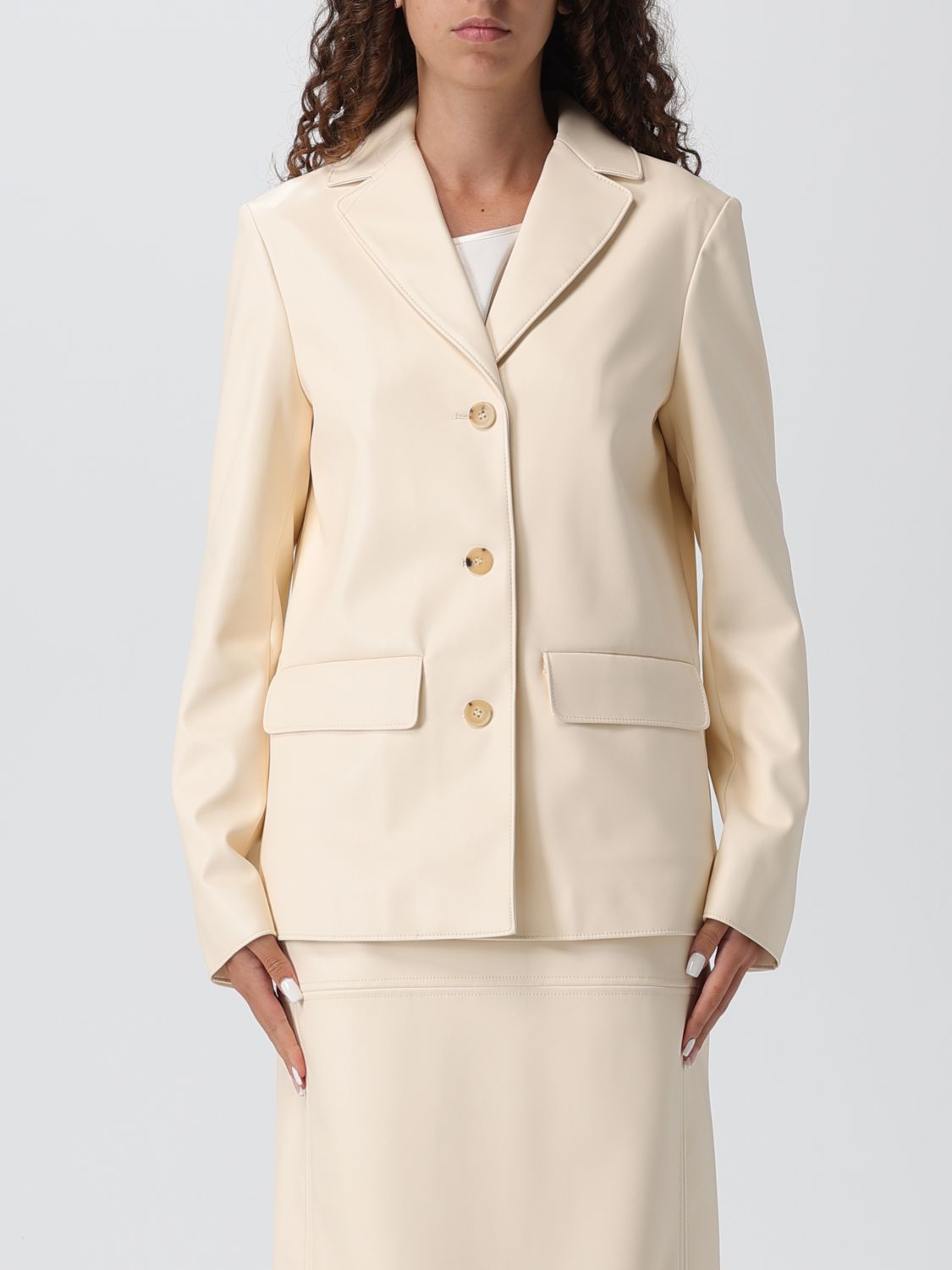 Max Mara Blazer Leisure Woman Color Cream In Neutral
