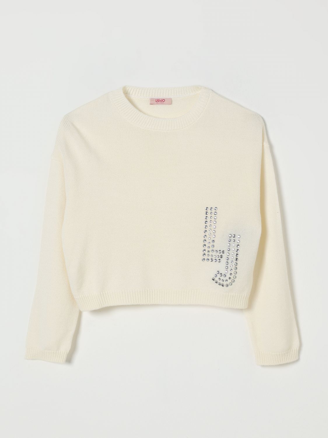 Liu •jo Sweater Liu Jo Kids Color Butter In Neutral