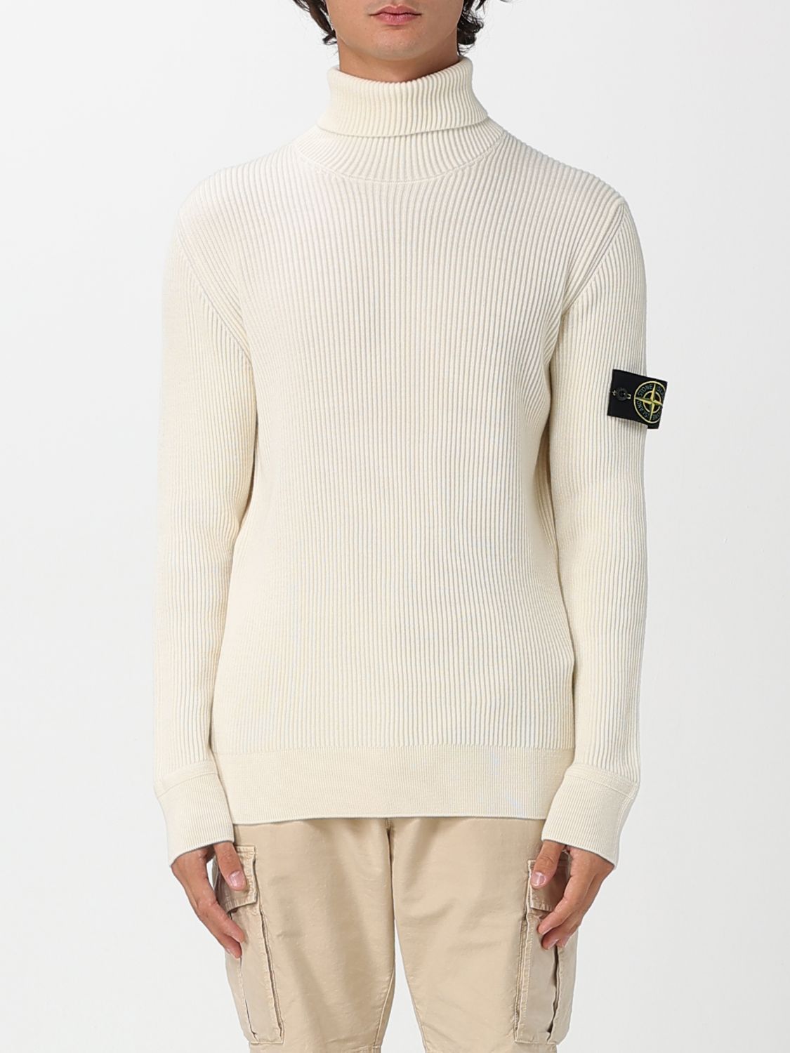 Stone Island Sweater  Men Color White In White