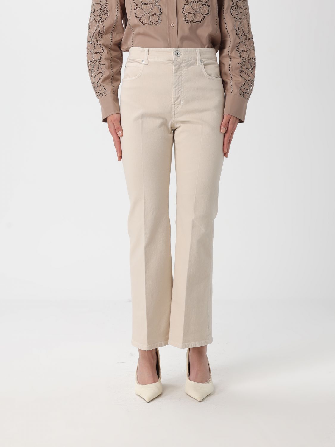 Weekend Max Mara Pants Woman  In Multi
