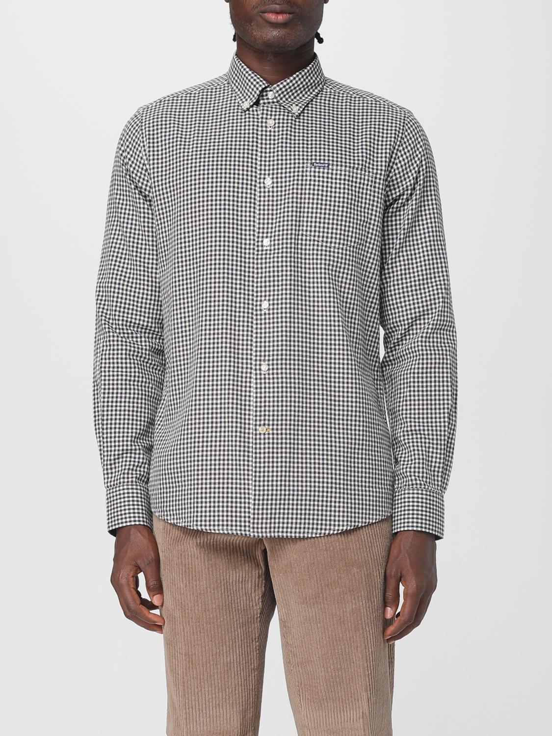 Barbour Shirt Men Color Black In Blue