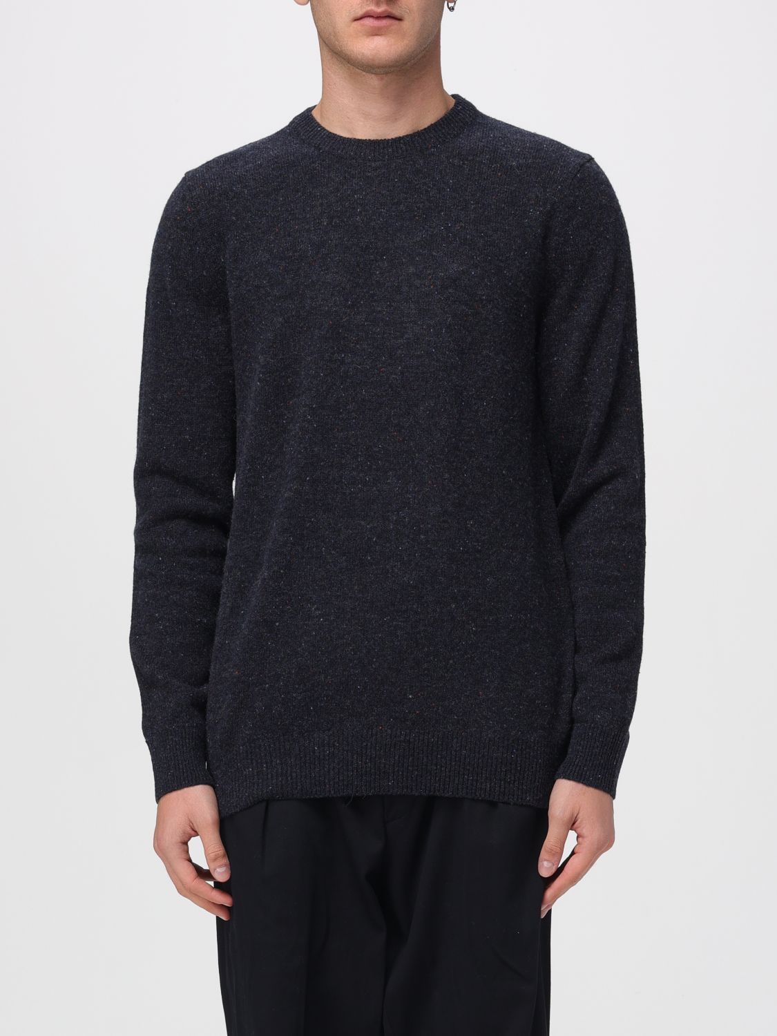 Barbour Sweater  Men Color Blue In Black