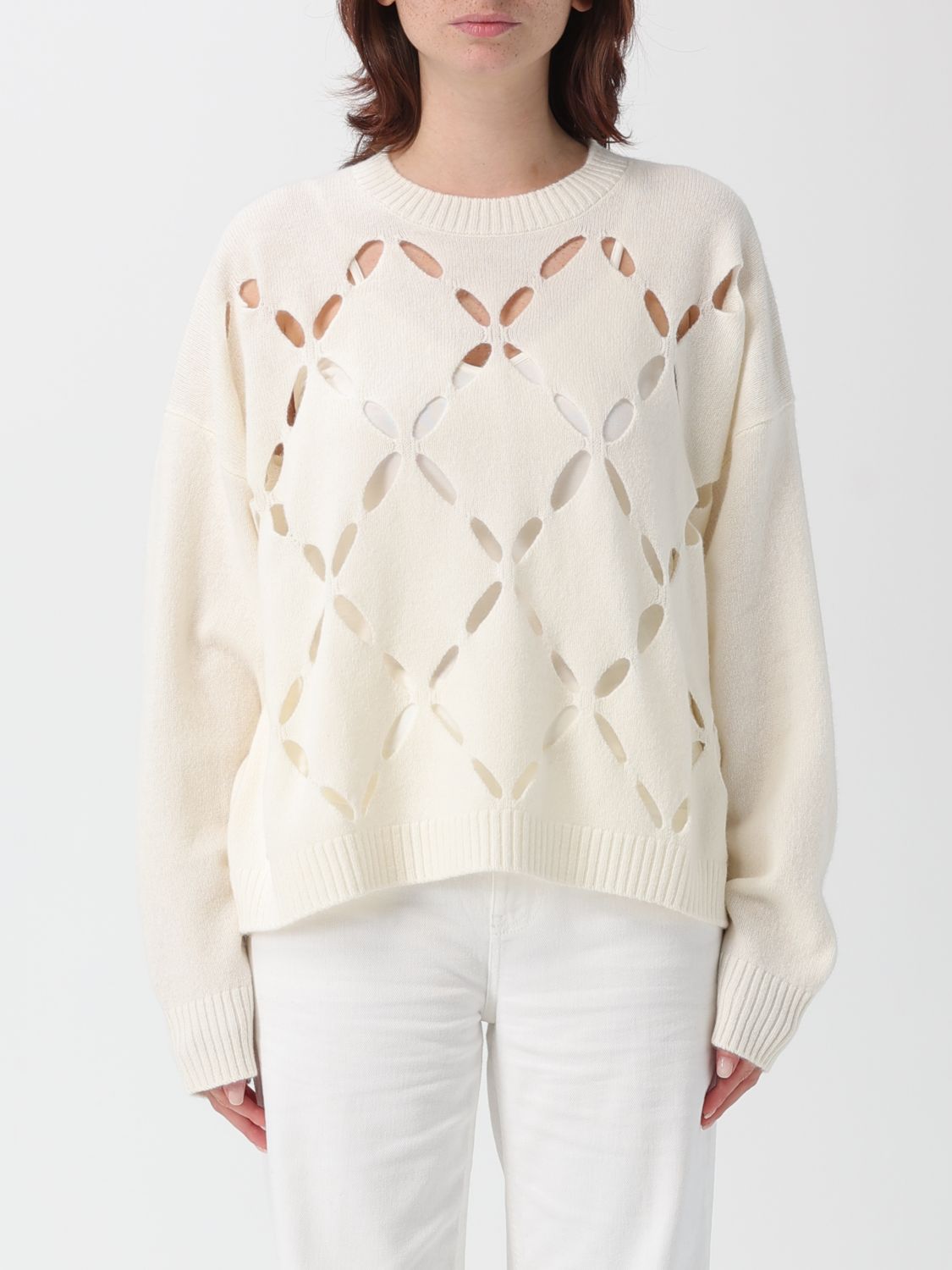 Liu •jo Sweater Liu Jo Woman Color Natural In White