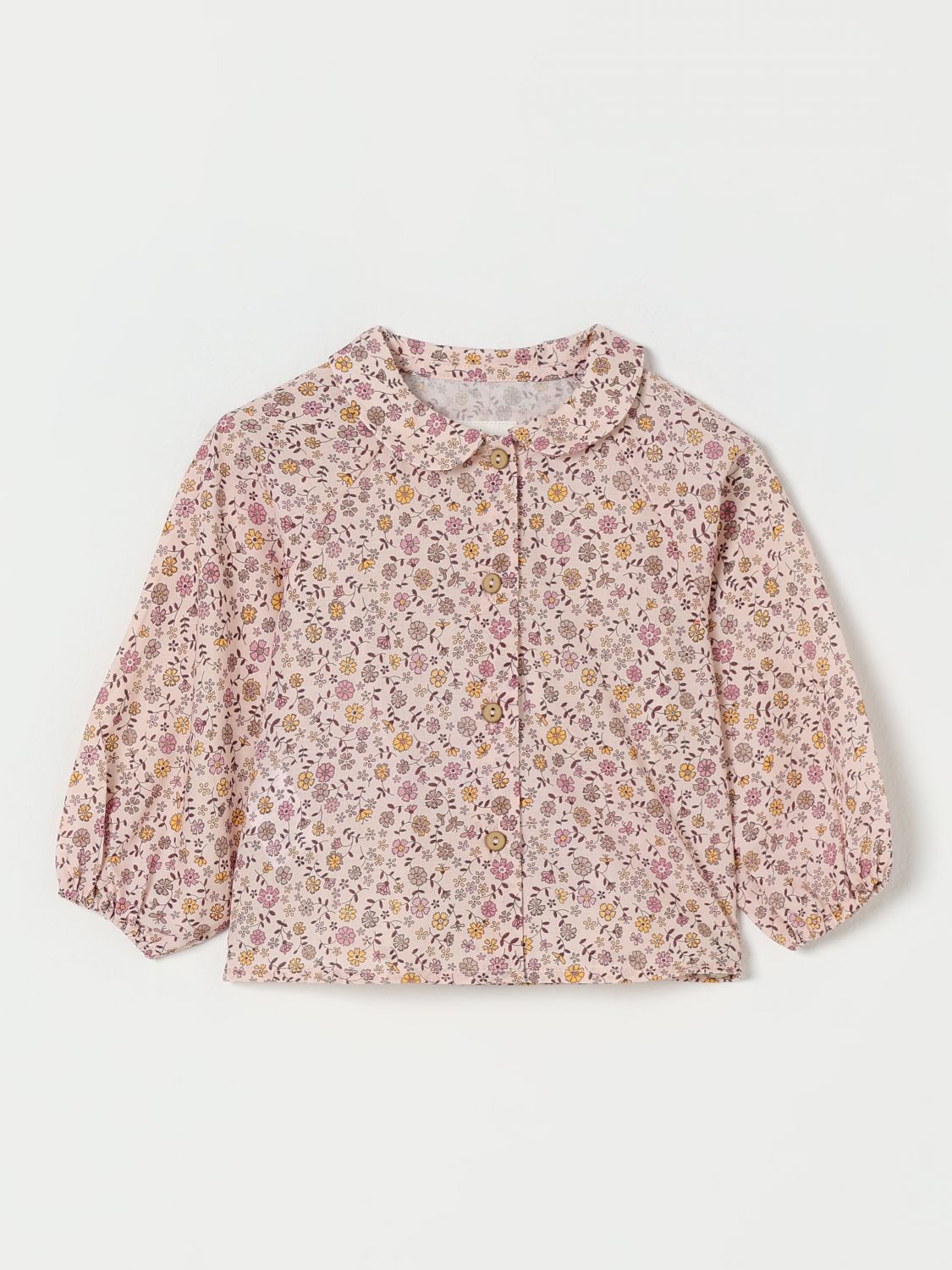 Teddy & Minou Shirt Kids Color Blush Pink In Pink