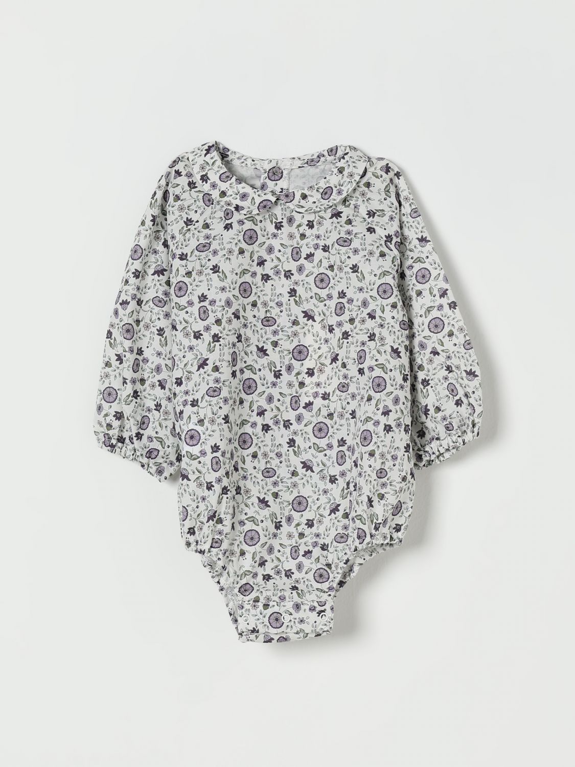 Teddy & Minou Bodysuit  Kids Color Lavander In Gray