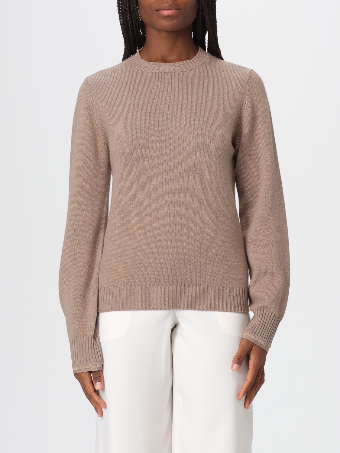 Fabiana Filippi Sweaters Corteccia In Brown