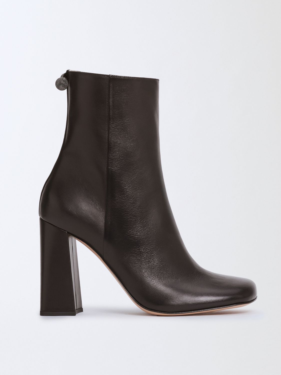 Fabiana Filippi Block-heel Ankle-lenght Boots In Brown