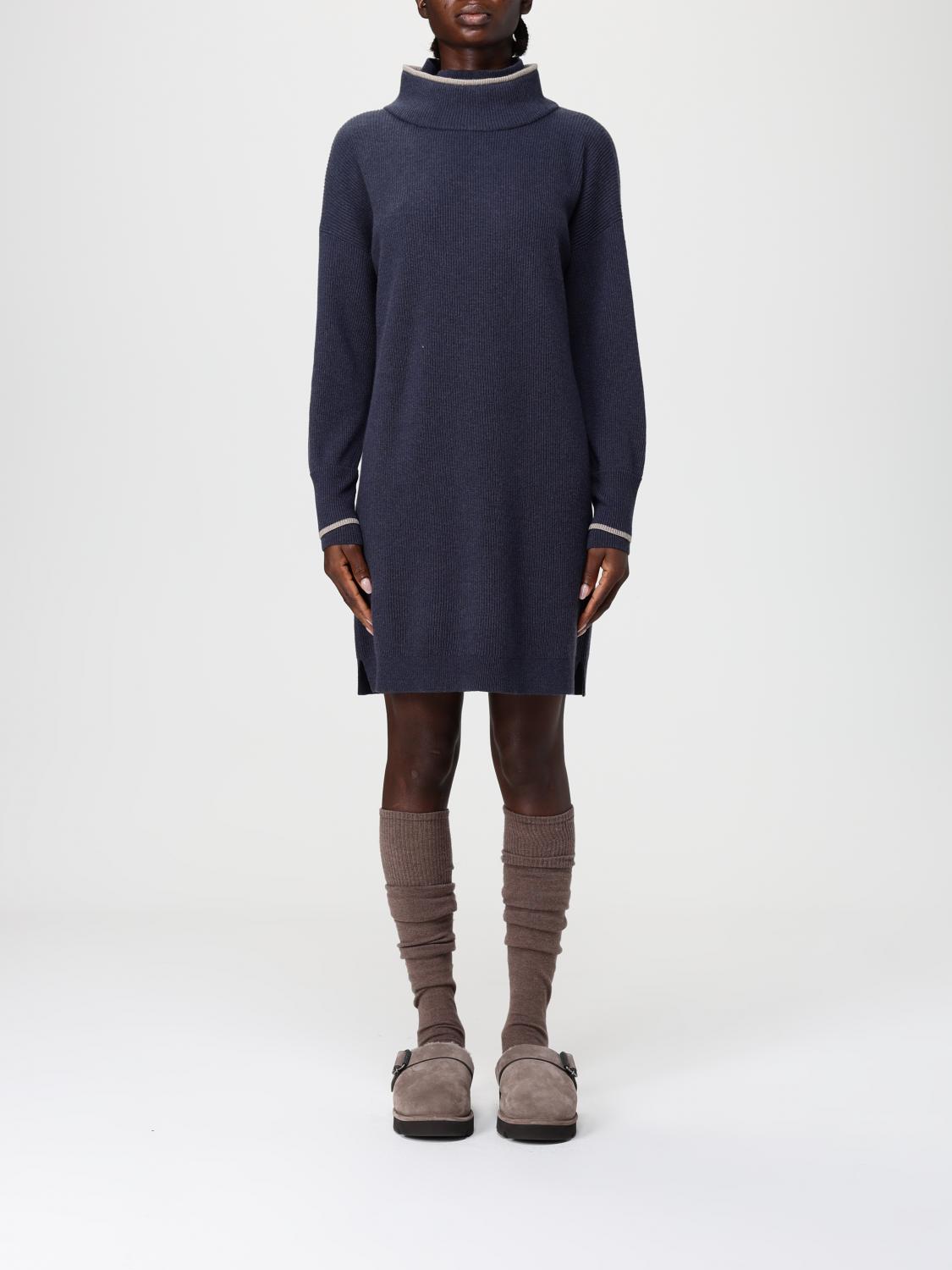 Brunello Cucinelli Dress  Woman Color Blue
