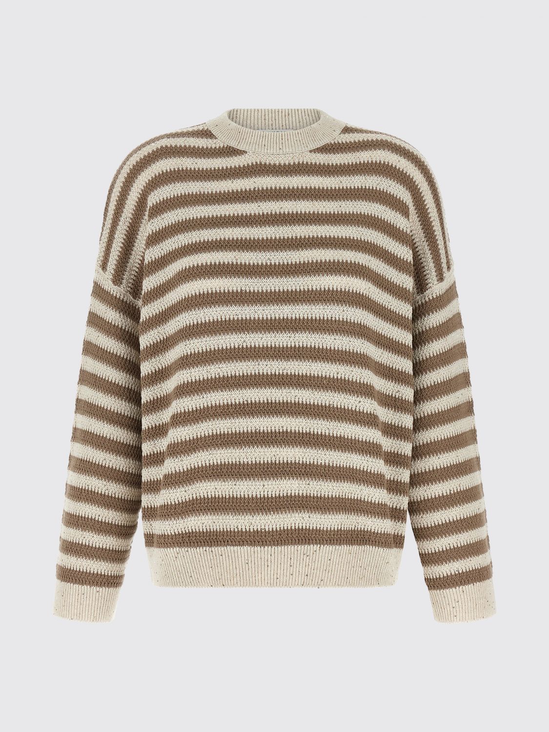 Brunello Cucinelli Multicolor Dazzling Sweater In Animal Print