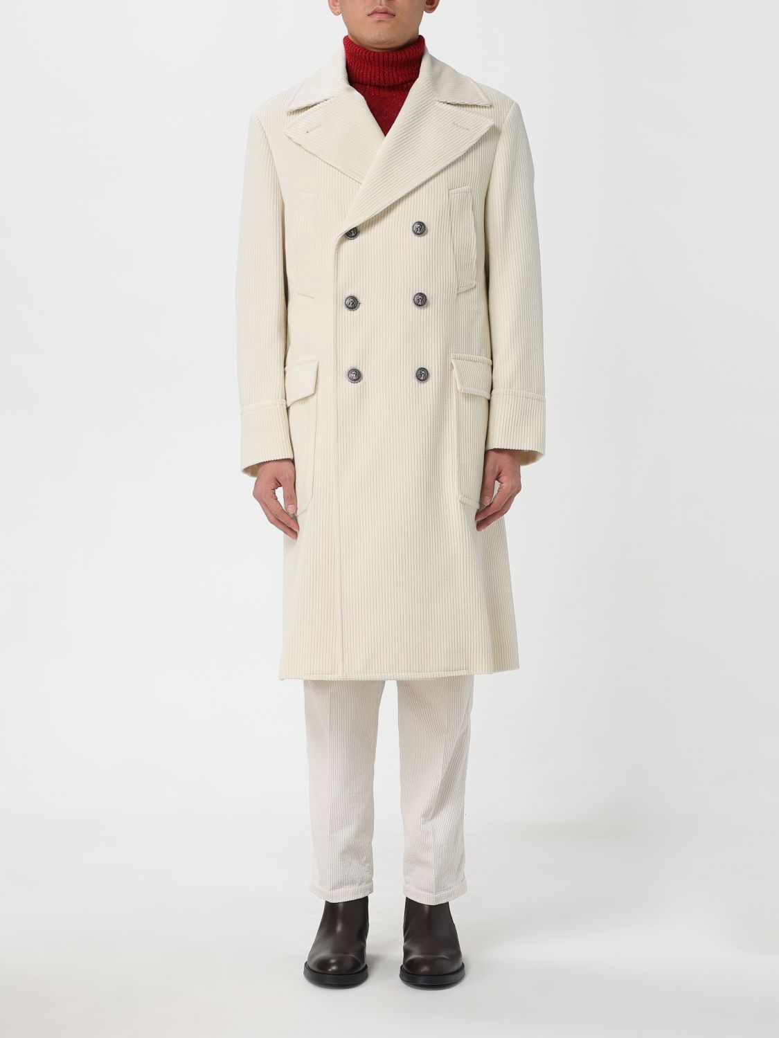 Brunello Cucinelli Trench Coat  Men Color White In White