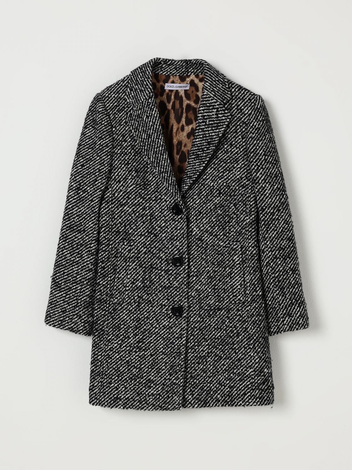 Dolce & Gabbana Coat Kids Color Striped In Multi