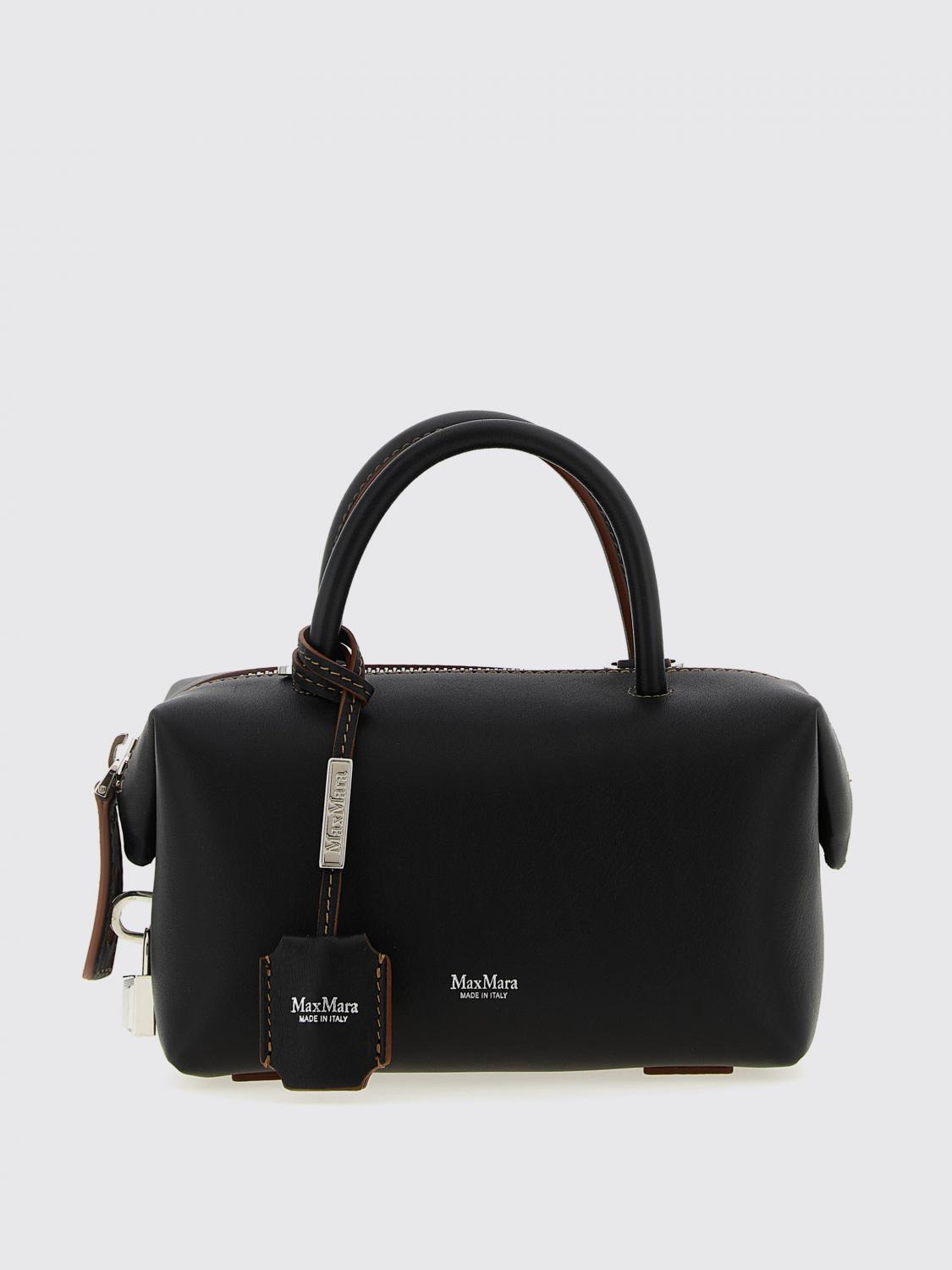 Max Mara Top-handle Zip-fastening Tote Bag In Black