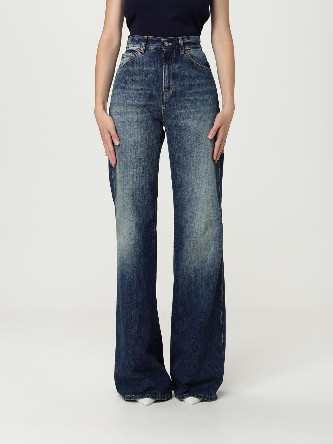 Dondup Jeans Woman Color Blue In Blue