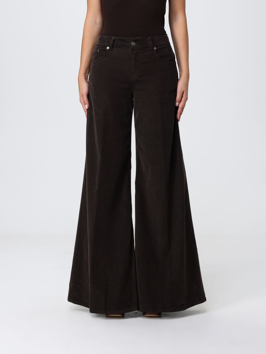 Dondup Jeans  Woman Color Brown In Brown