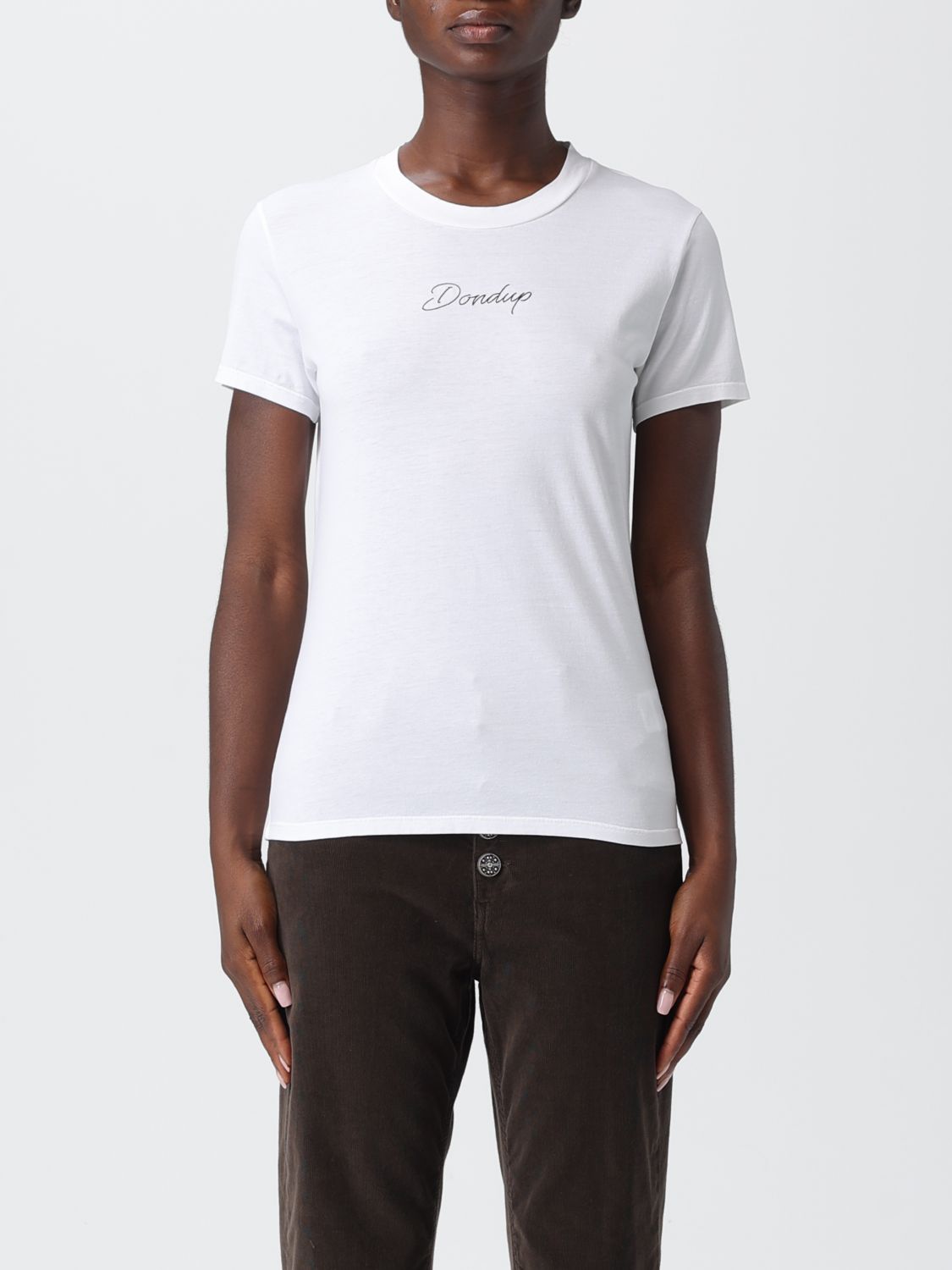 Dondup T-shirt  Woman Color White In White