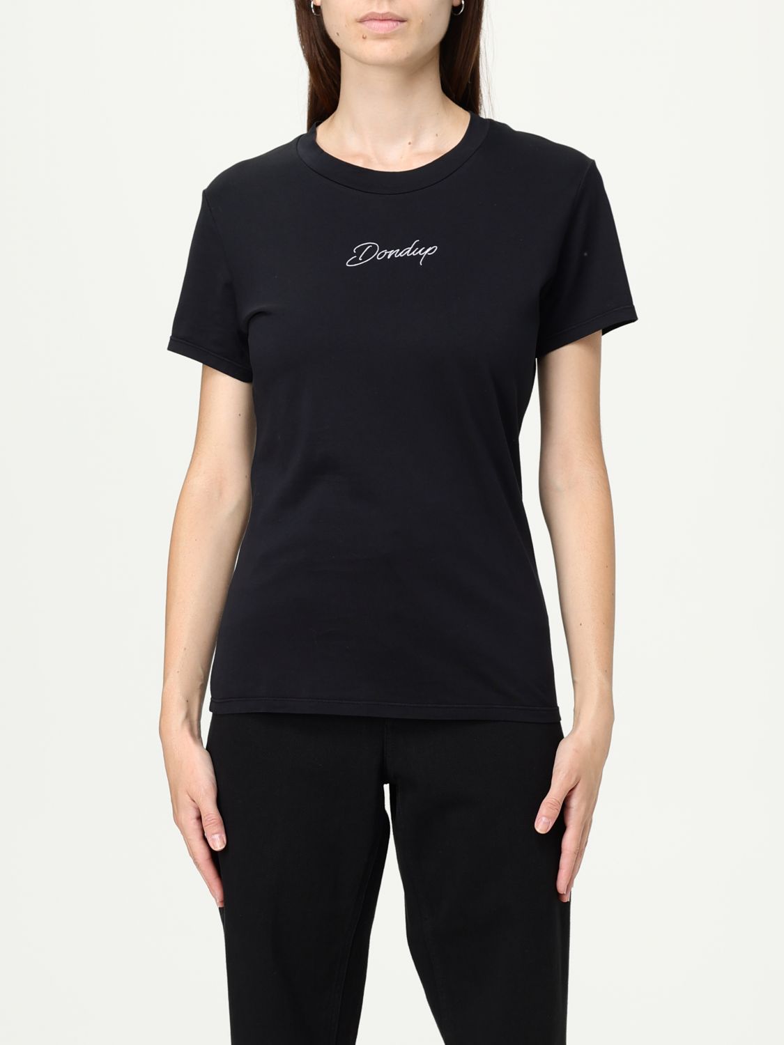 Dondup Sweater  Woman Color Black In Black