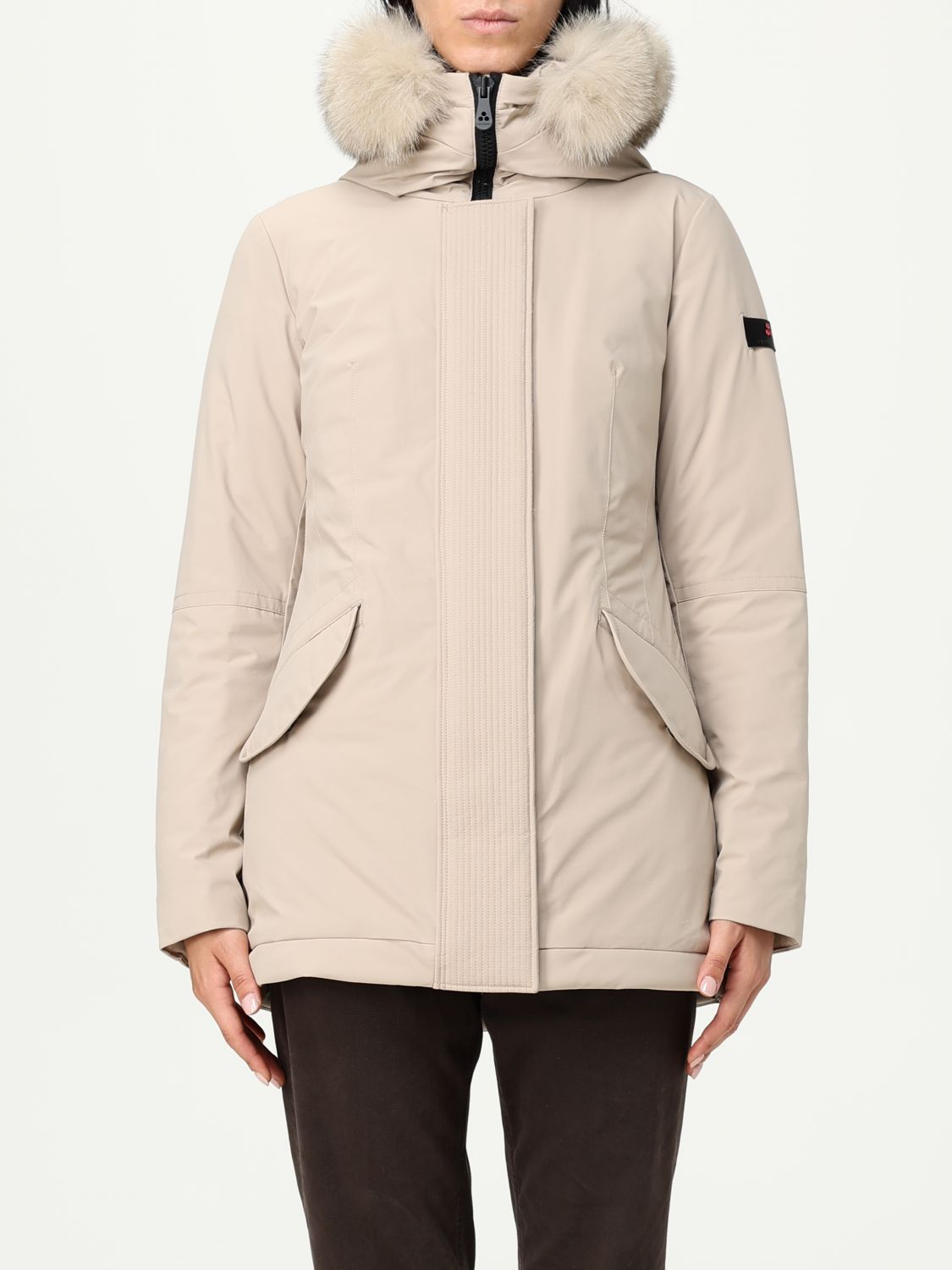 Peuterey Jacket Woman Color Dove Grey In Neutral