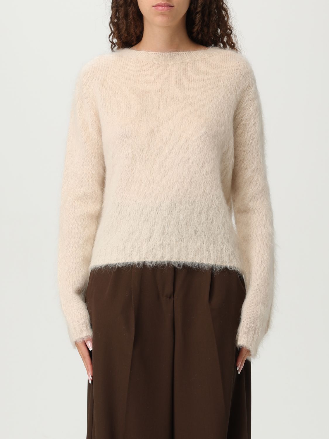 Max Mara Sweater Woman Studio In Neutral