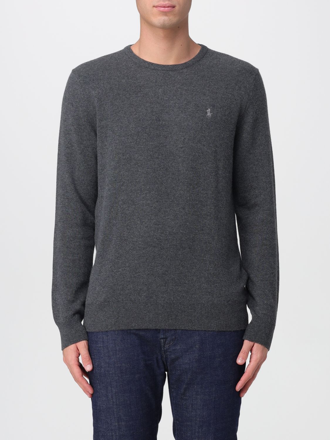 Polo Ralph Lauren Sweater  Men Color Grey 1 In Gray