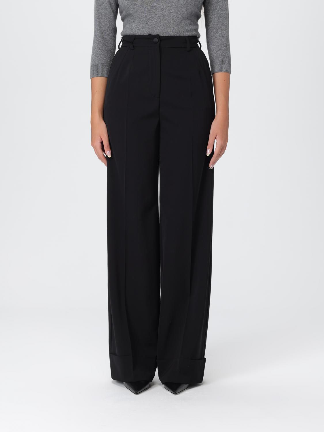 Dolce & Gabbana Pants  Woman Color Black In Black