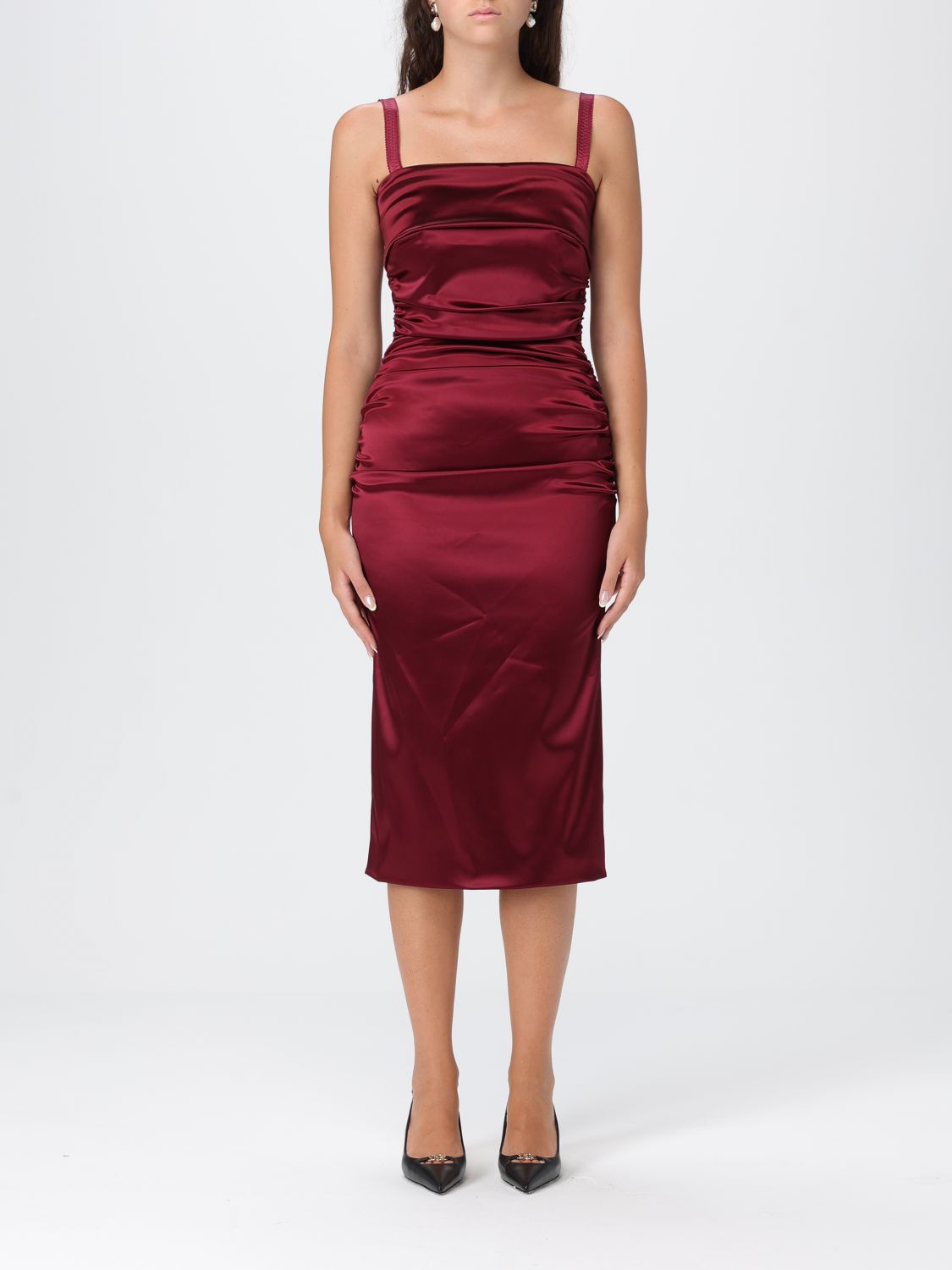 Dolce & Gabbana Dress Woman Color Red In Red