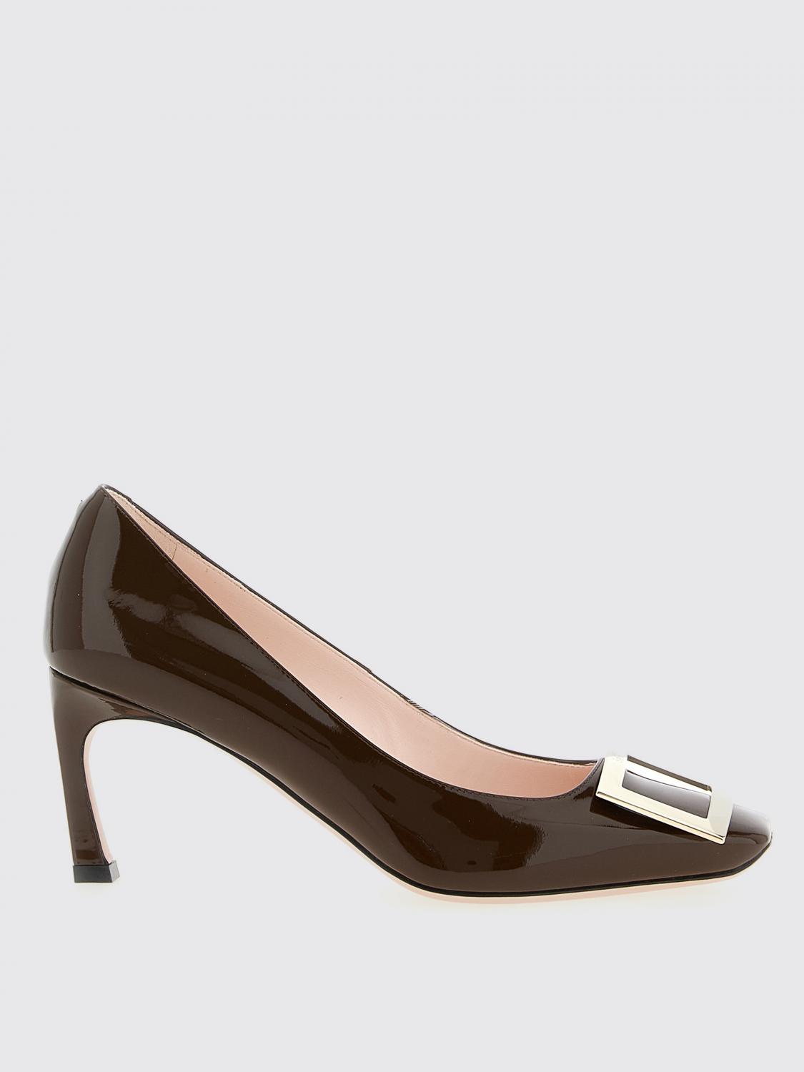 Roger Vivier Trompette Pumps In Brown