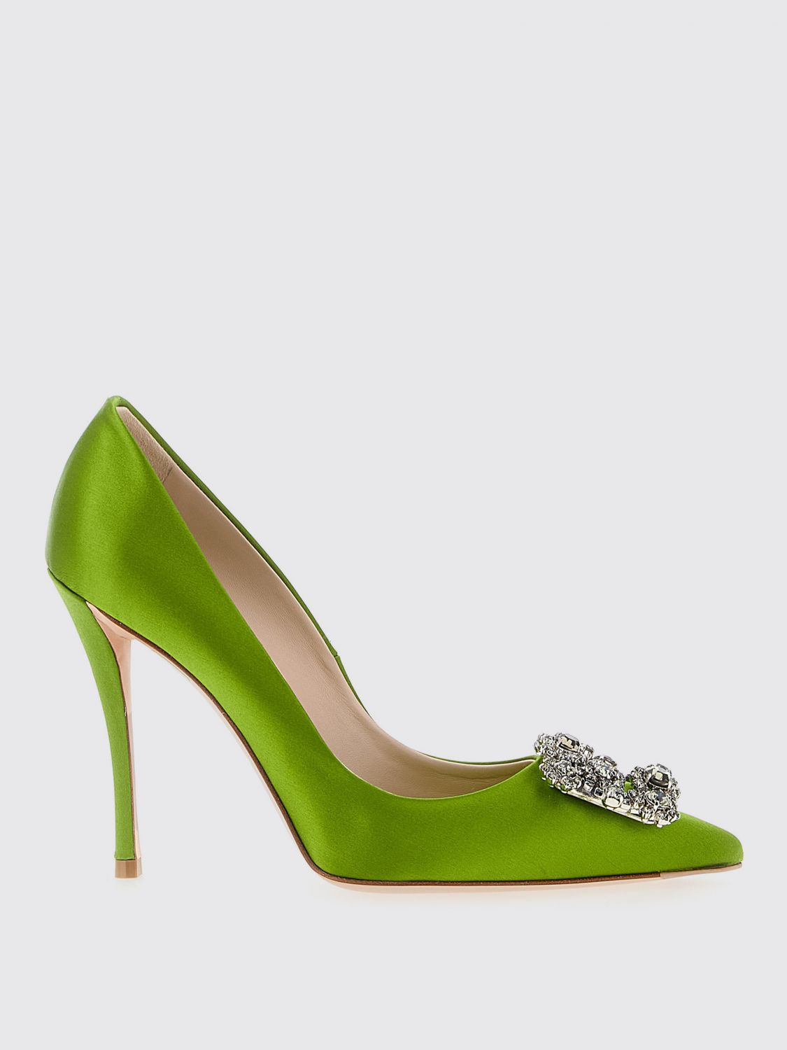 Roger Vivier High Heel Shoes  Woman Color Green In Green