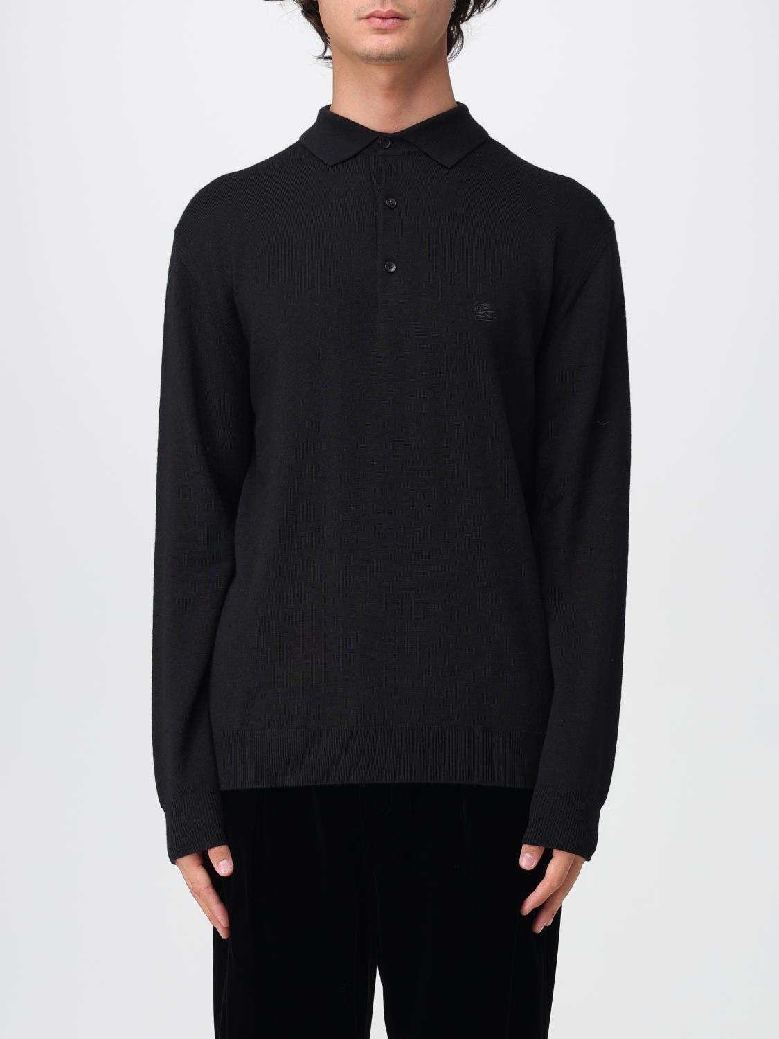 ETRO Polo Shirt Men color Black