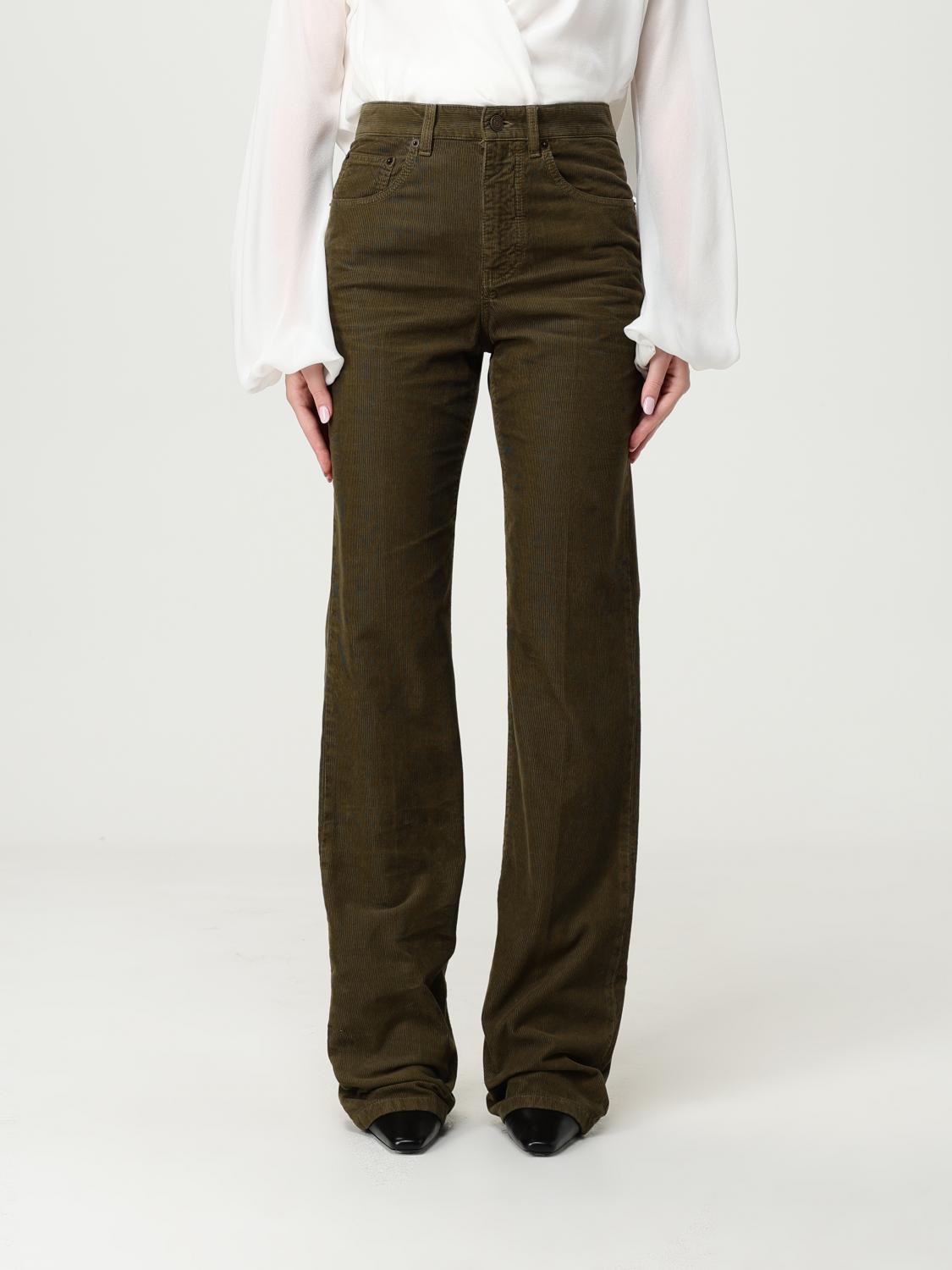 SAINT LAURENT Pantalone in velluto a coste