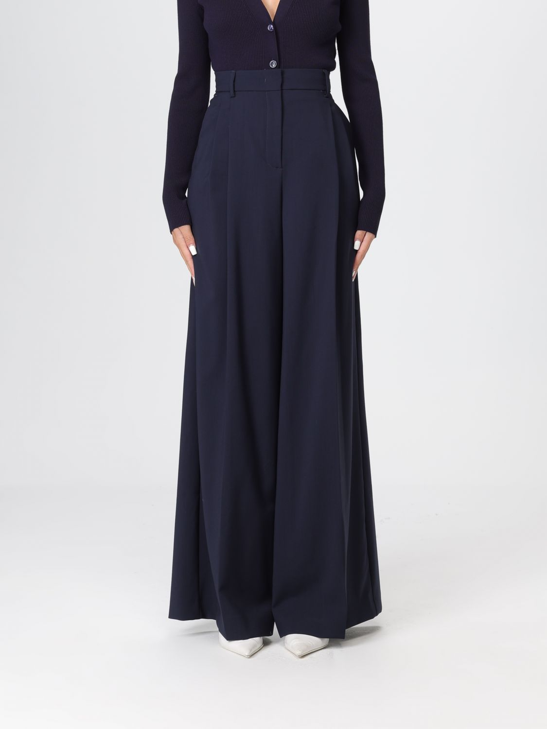Weekend Max Mara Pants Woman  In Blue