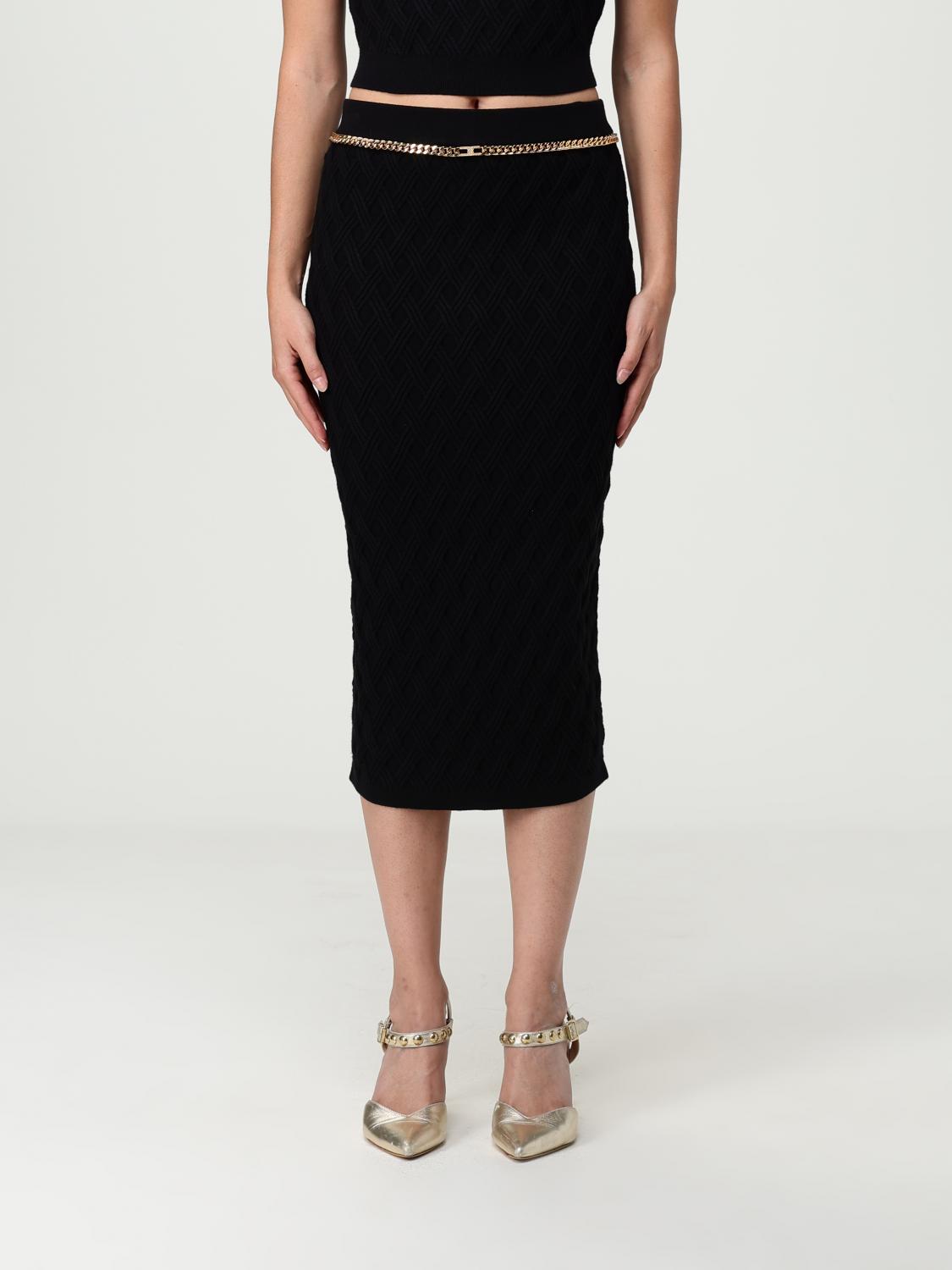 ELISABETTA FRANCHI Rock Damen Farbe Schwarz