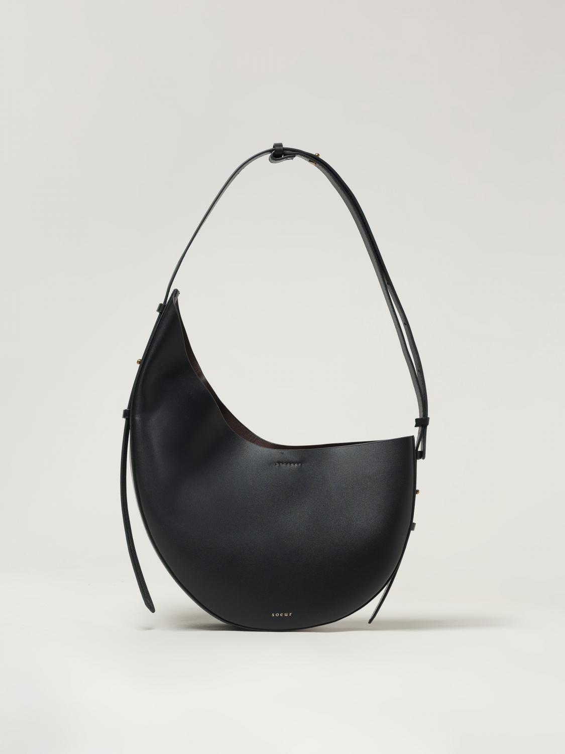 Soeur Leather Shoulder Bags In Brown