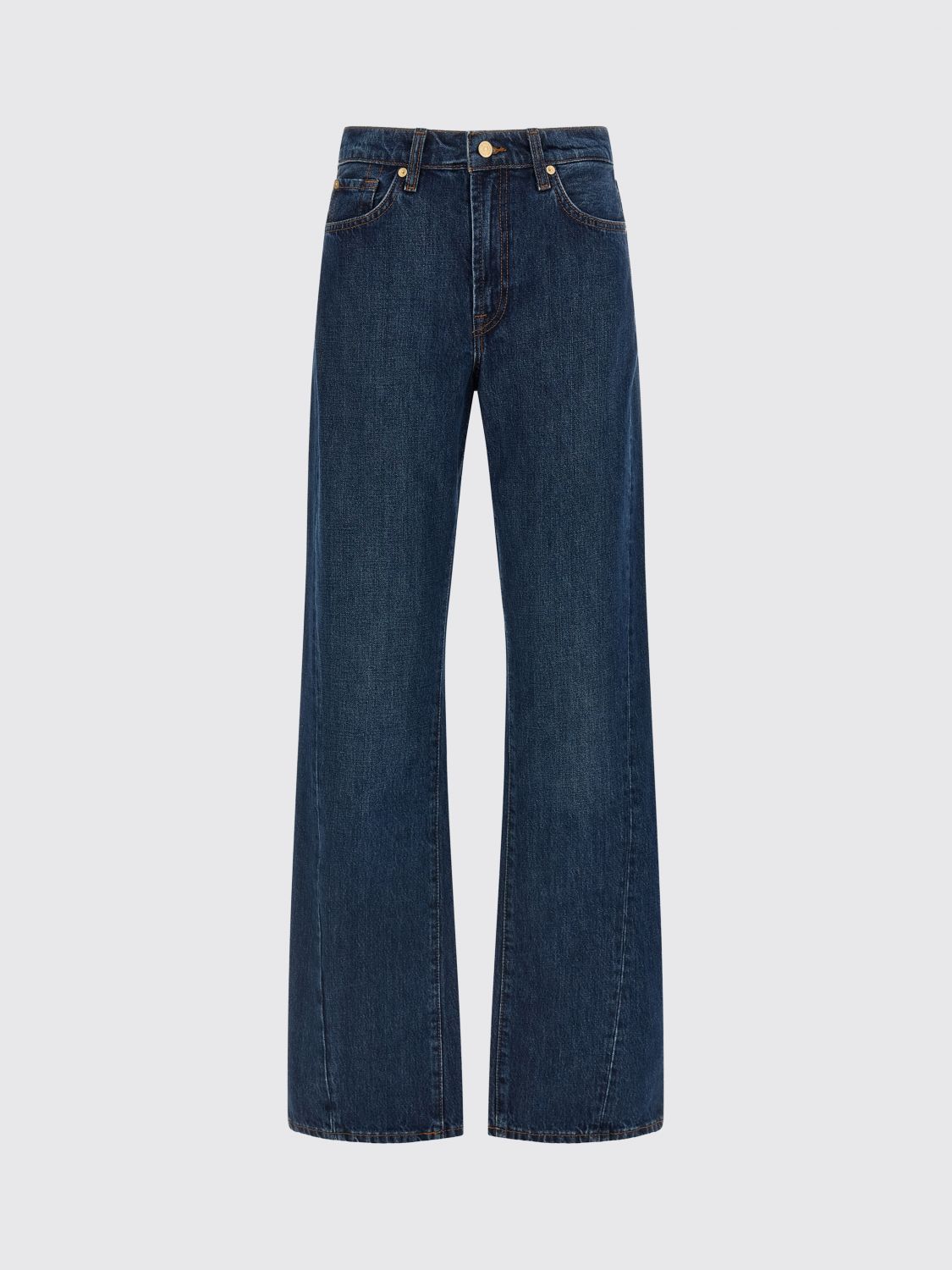 7 For All Mankind Wide Leg Denim Jeans In Multi