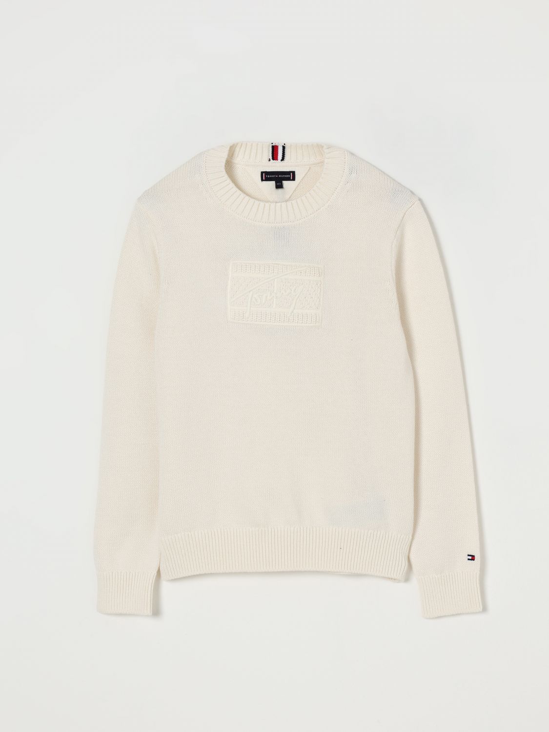 Tommy Hilfiger Sweater Kids Color Ivory In White