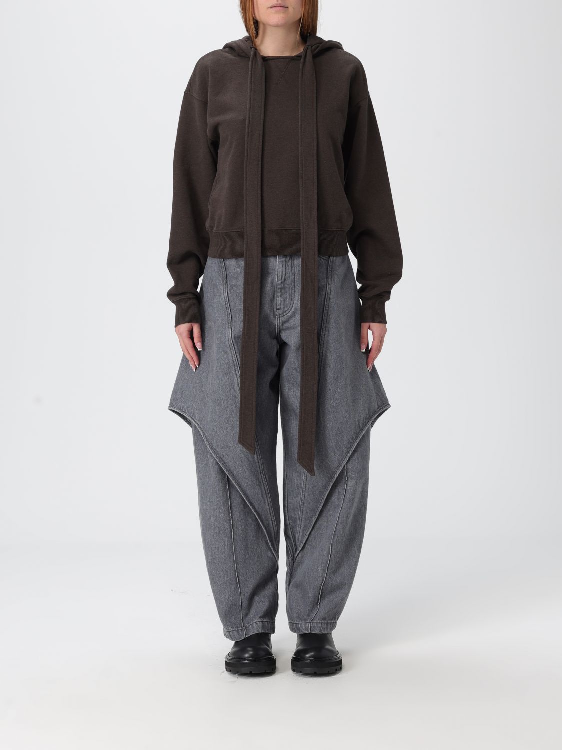 Jw Anderson Sweater  Woman Color Brown In Brown