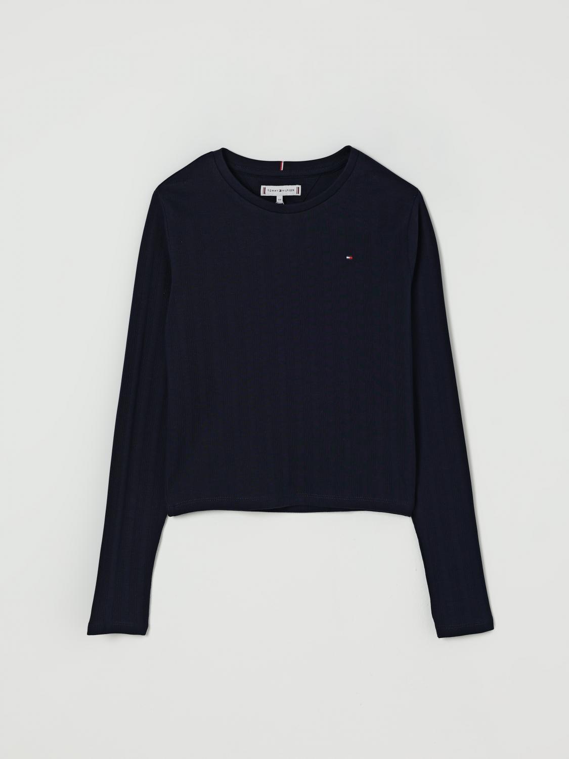 Tommy Hilfiger Sweater Kids Color Blue In Black