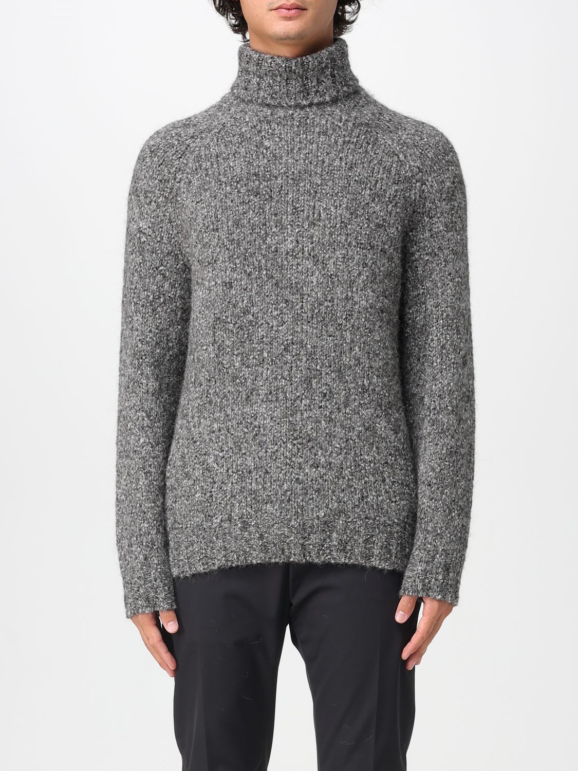 Brunello Cucinelli Ribbed Alpaca-blend Rollneck Sweater In Gray