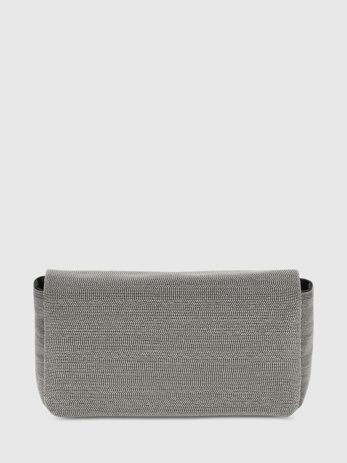 Brunello Cucinelli Shoulder Bag  Woman Color Silver In Gray