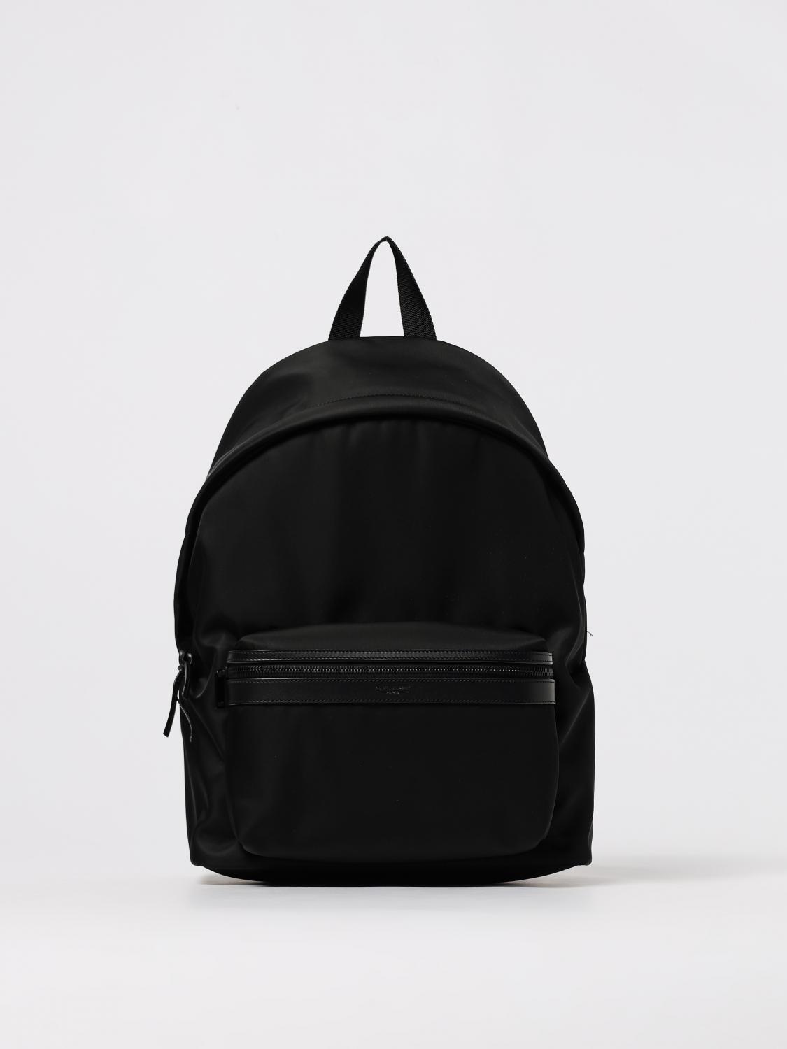 SAINT LAURENT Zaino in nylon e pelle