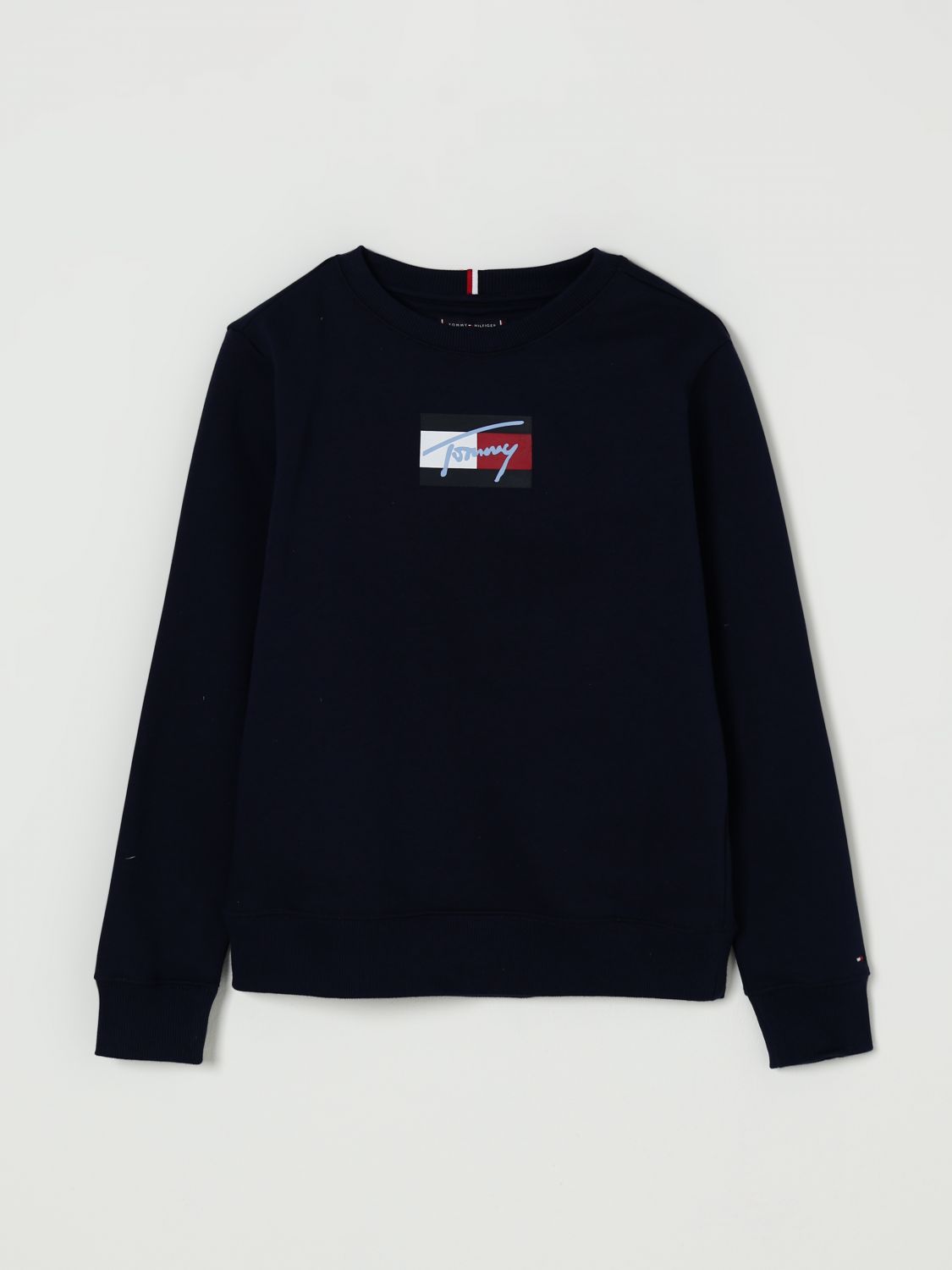 Tommy Hilfiger Sweater Kids Color Blue In Black