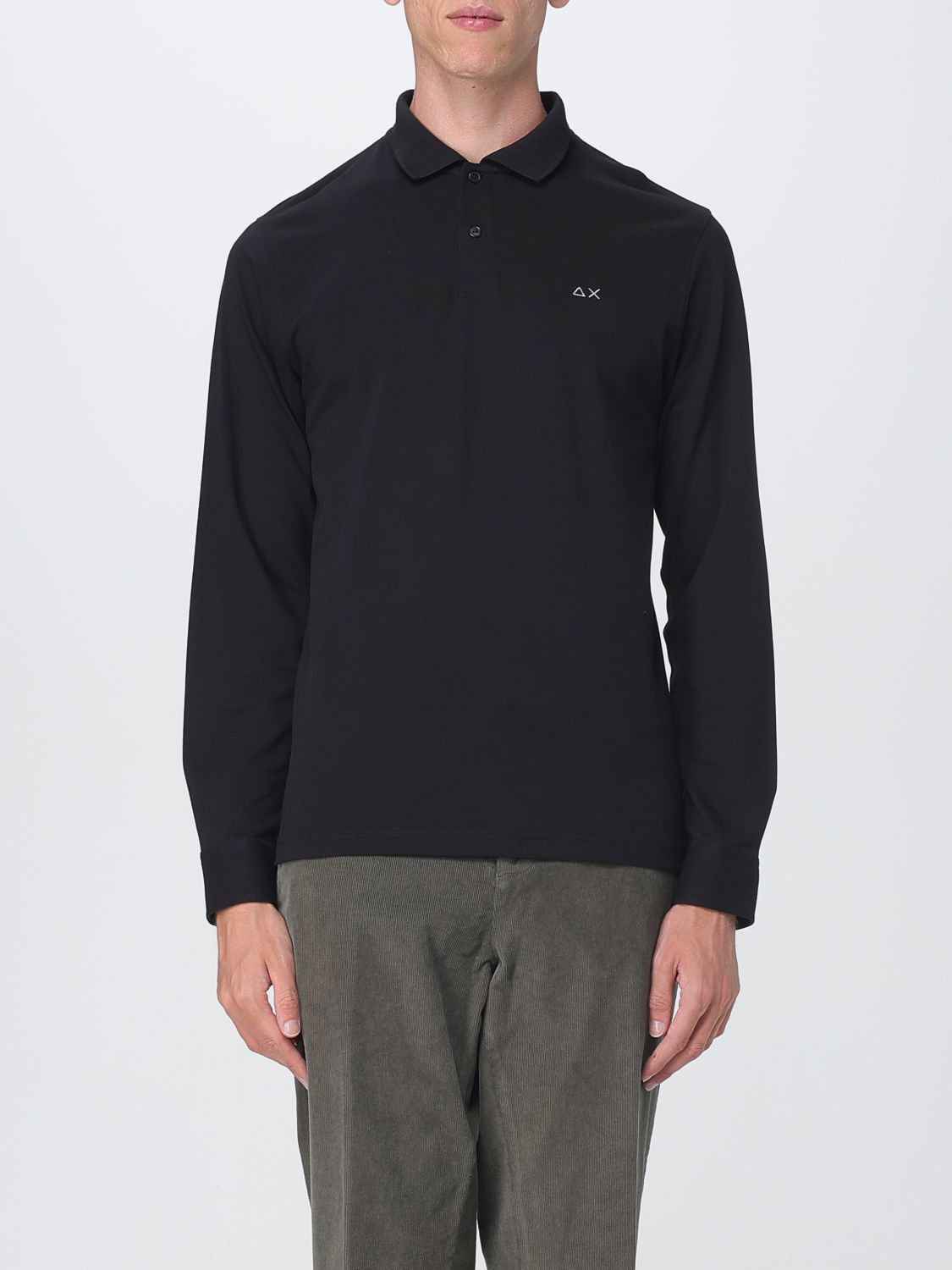 Sun 68 Polo Shirt Sun68 Men Color Black In Black
