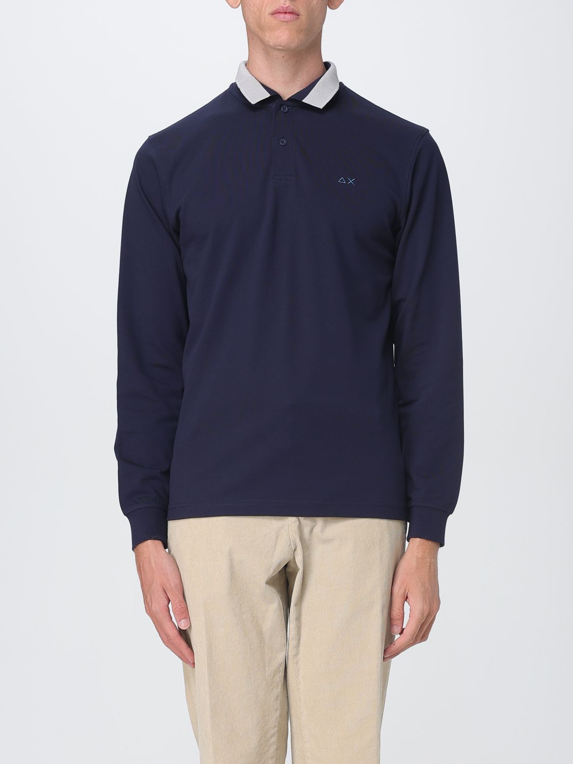 Sun 68 Polo Shirt Sun68 Men Color Blue In Blue