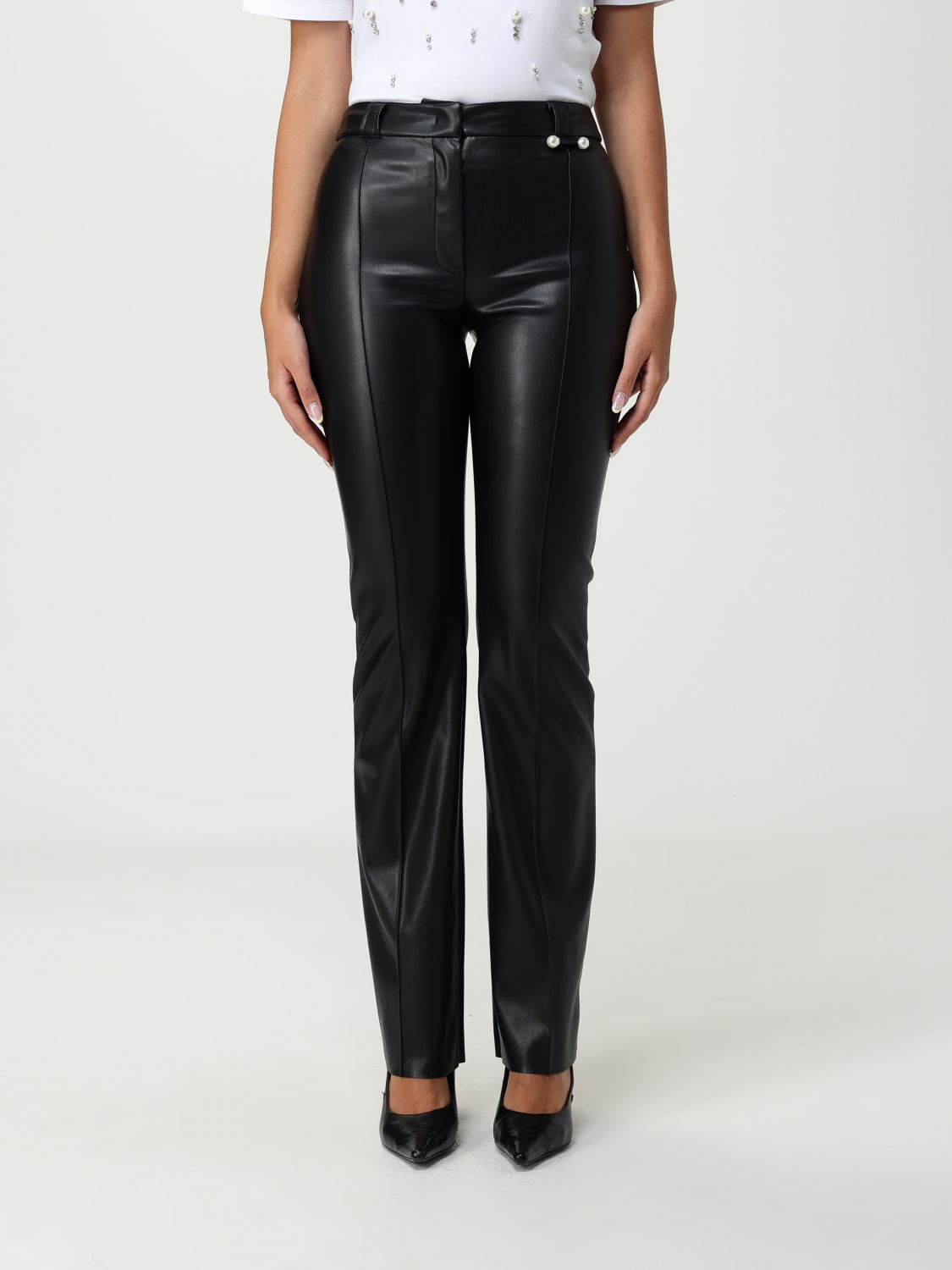 Liu •jo Pants Liu Jo Woman Color Blue In Blue