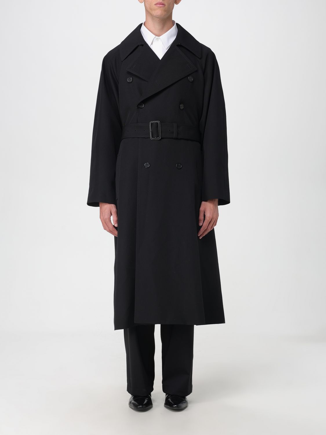 Saint Laurent Trench Coat  Men Colour Black